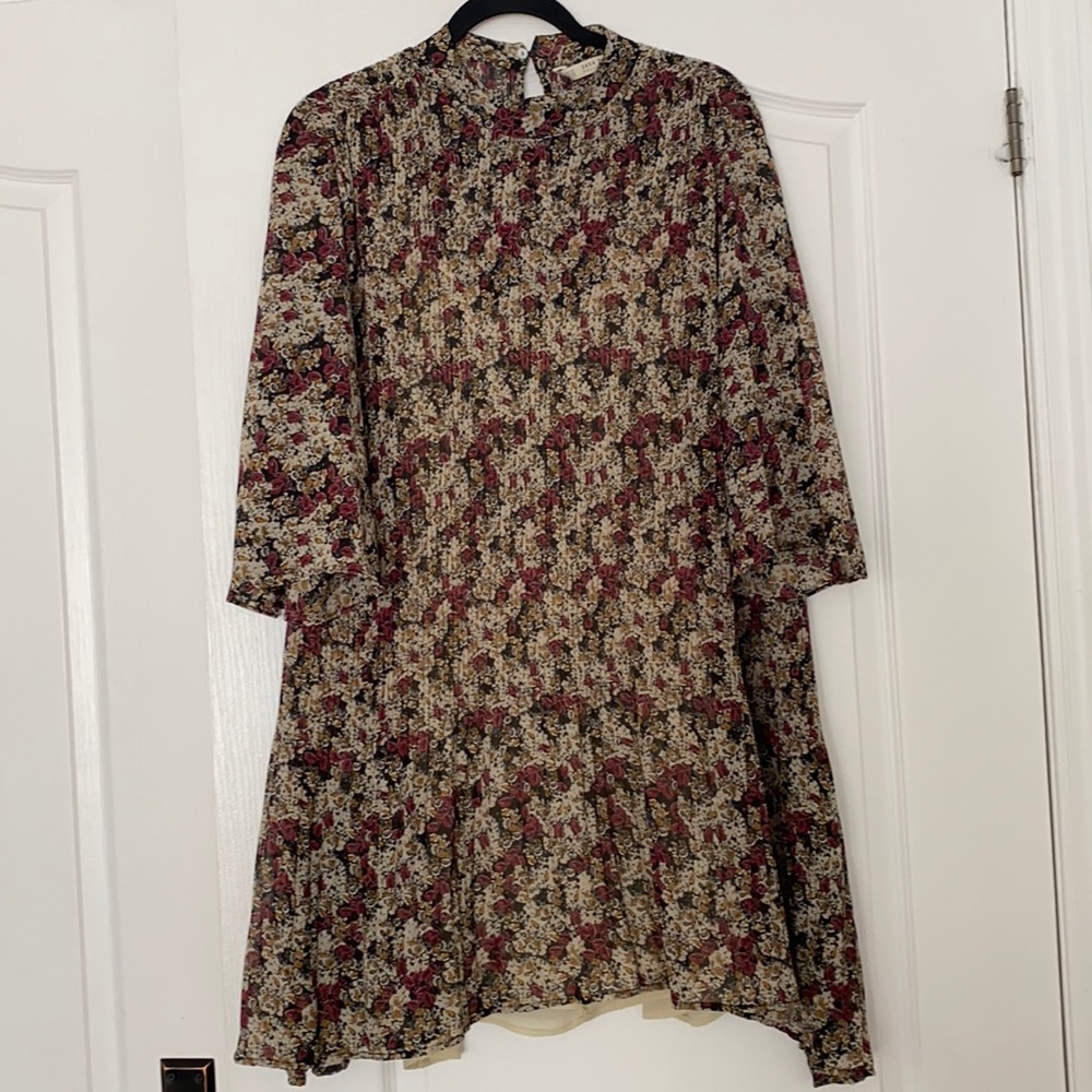 Zara printed dress